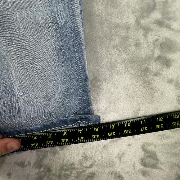 Mudd Blue Cuffed Denim Jorts Size 9 - Picture 4 of 7